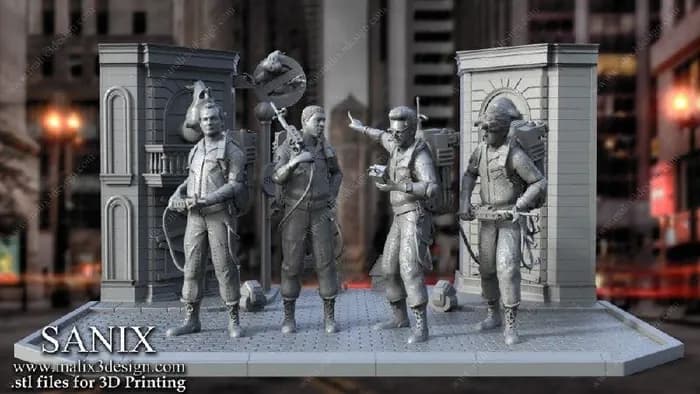 STL - Diorama de los Cazafantasmas 2