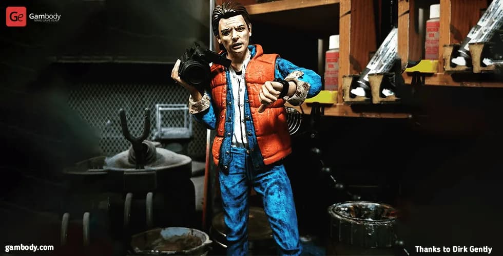 STL - Diorama de Regreso al Futuro