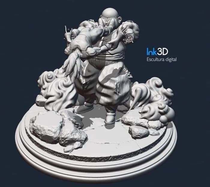 STL - diorama dragon ball