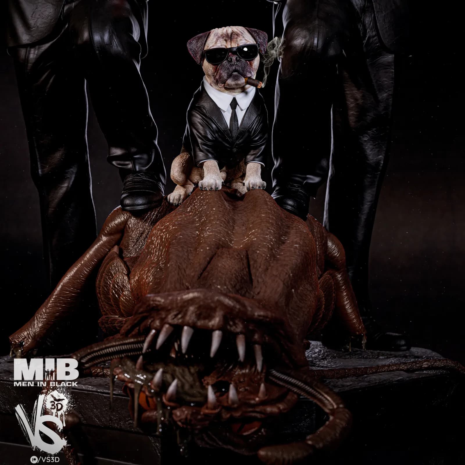 STL - Diorama Hombres de Negro