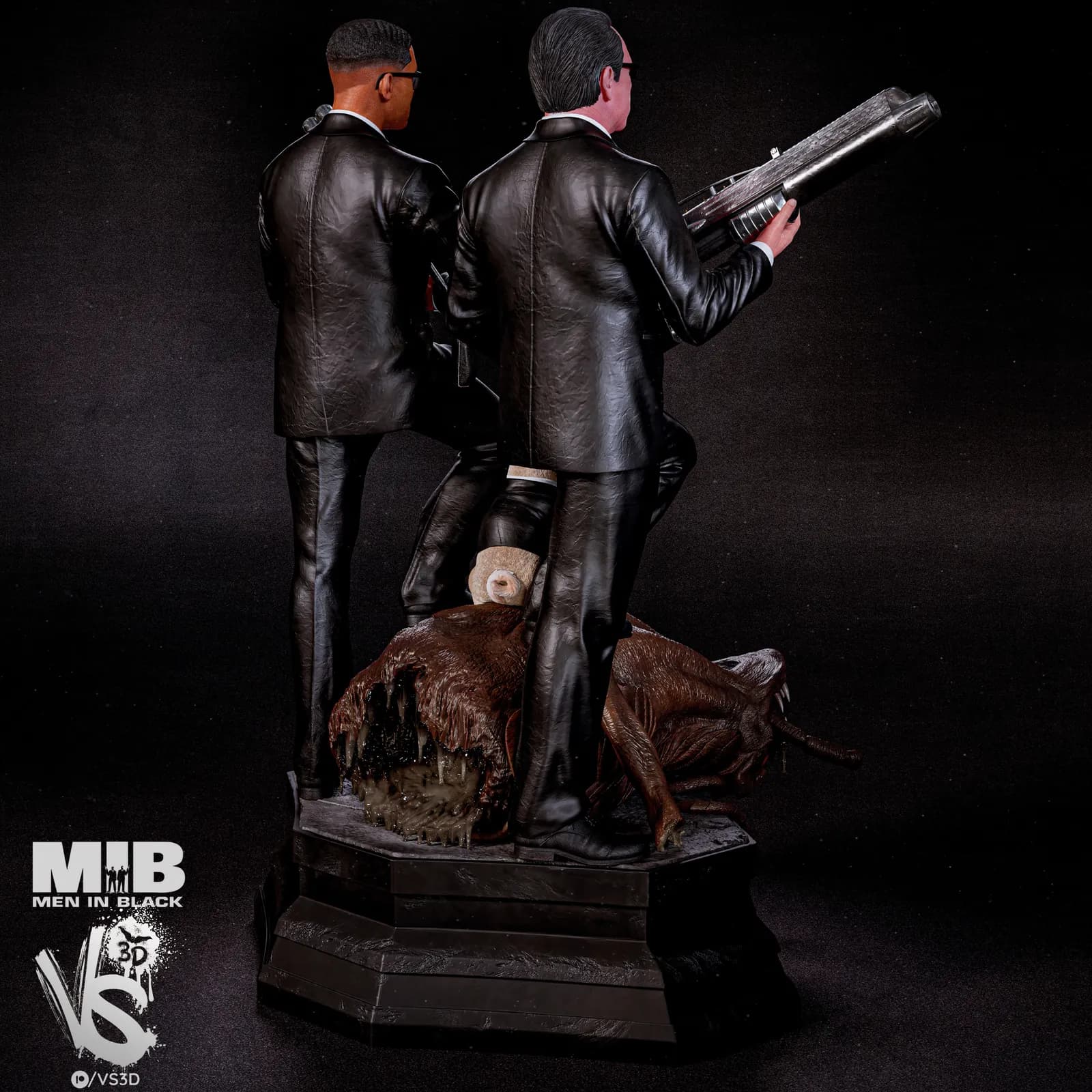 STL - Diorama Hombres de Negro