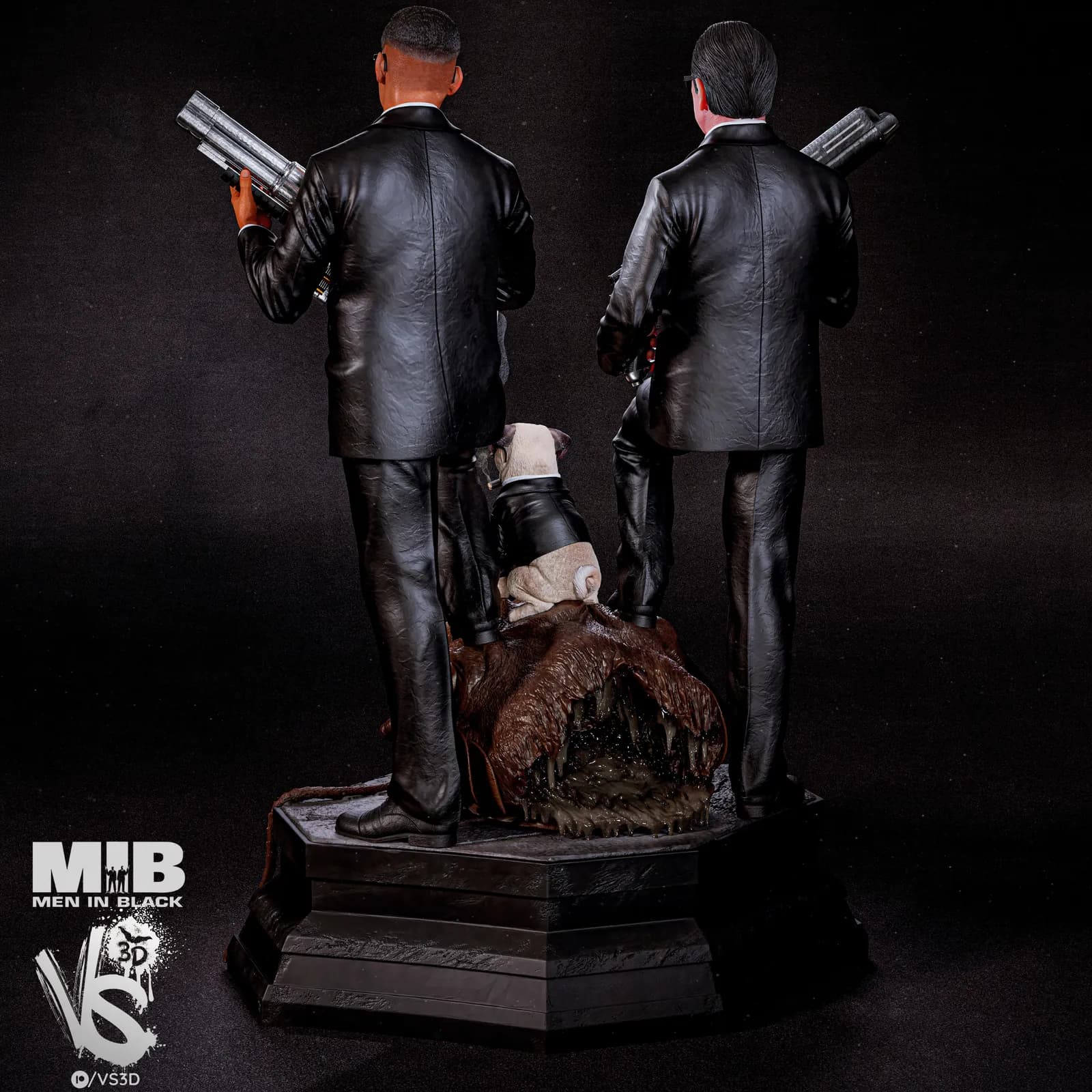 STL - Diorama Hombres de Negro