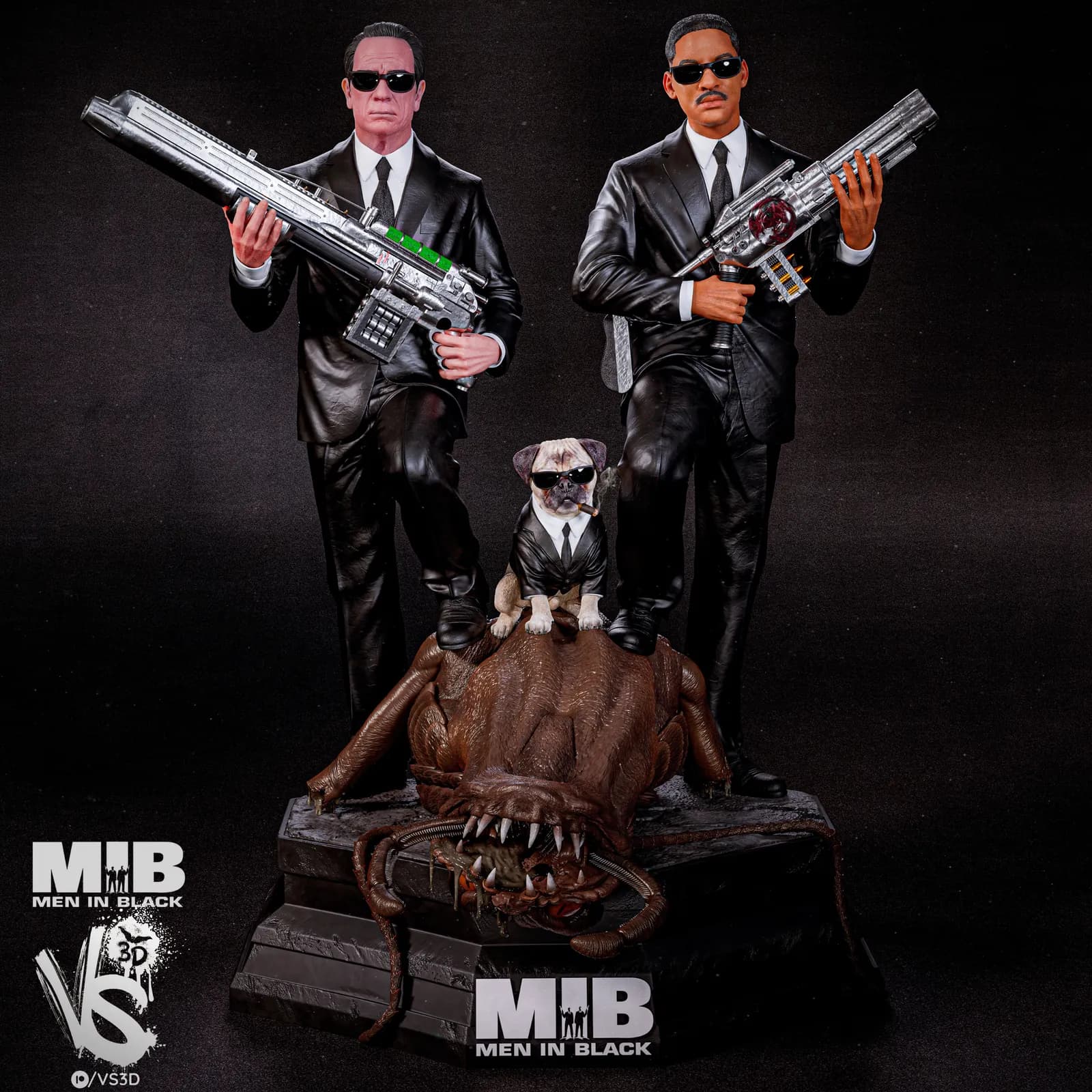 STL - Diorama Hombres de Negro