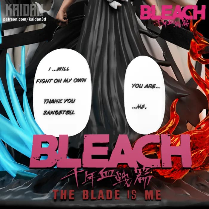 STL - Diorama Ichigo y Aizen Bleach render 4