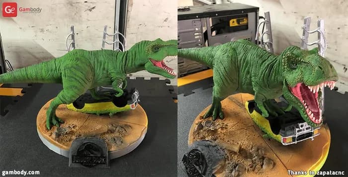 STL - diorama jurassic park gambody