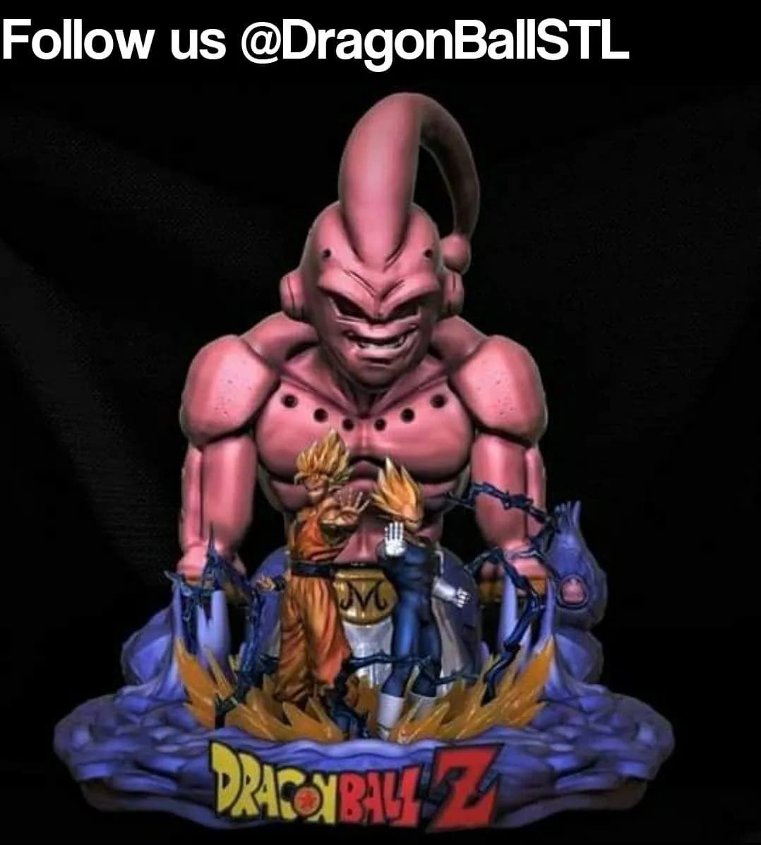 STL - Diorama Majin Buu Dragon Ball Z