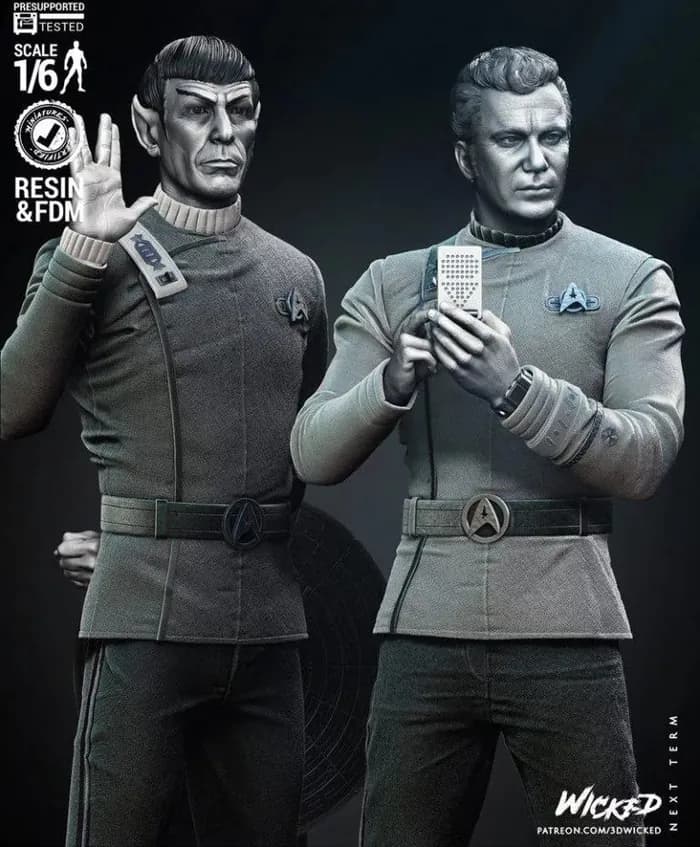 STL - Diorama Star Trek Vulcanos render 2