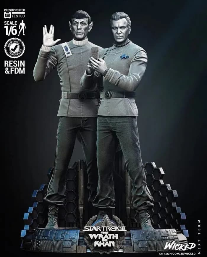 STL - Diorama Star Trek Vulcanos render 4