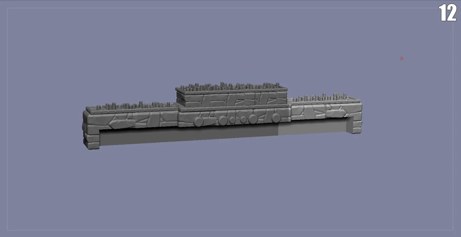 STL - Diorama Warhammer 40K render 5