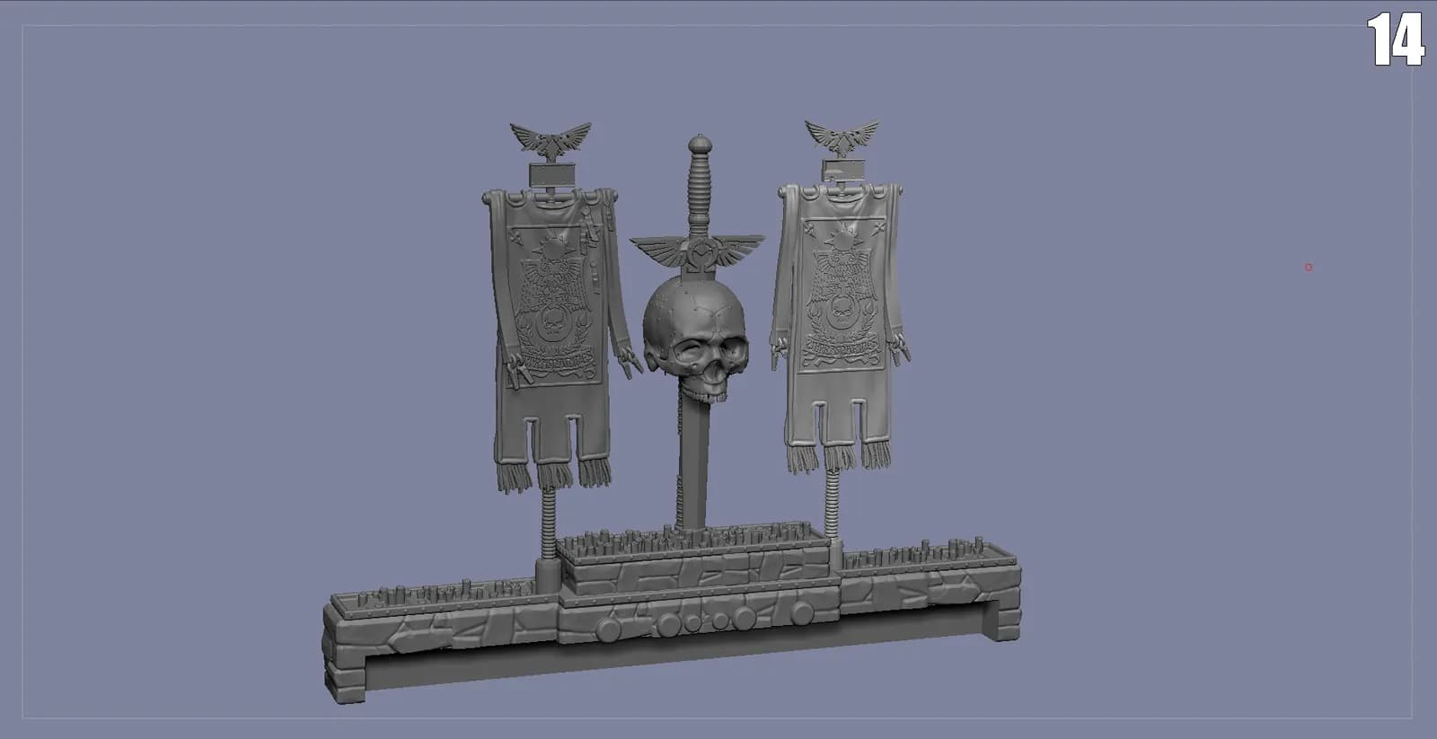 STL - Diorama Warhammer 40K