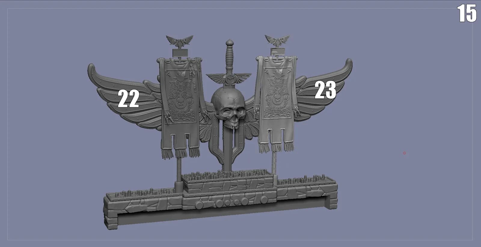 STL - Diorama Warhammer 40K