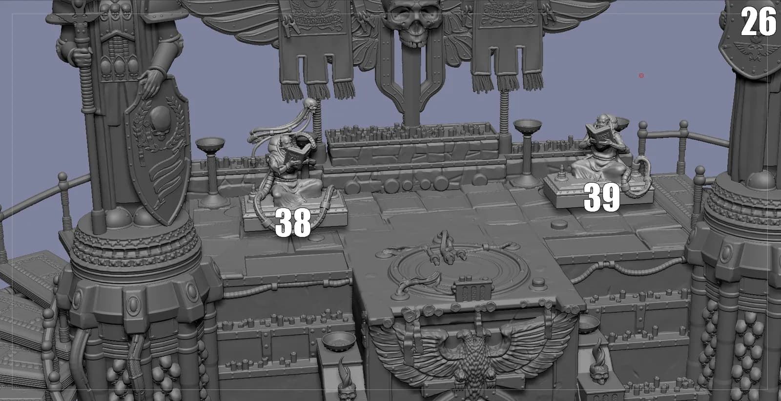 STL - Diorama Warhammer 40K