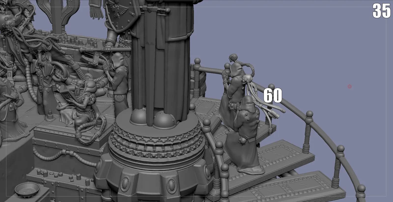 STL - Diorama Warhammer 40K
