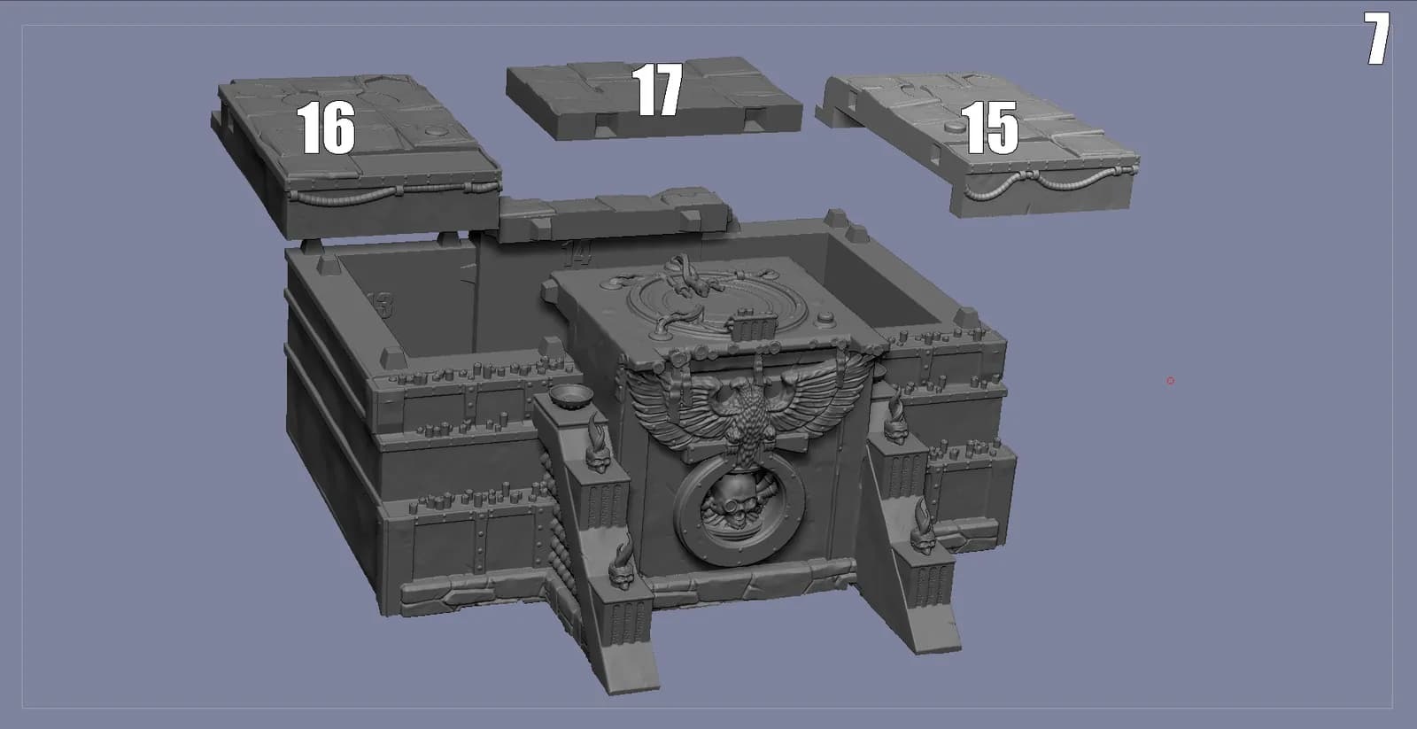 STL - Diorama Warhammer 40K
