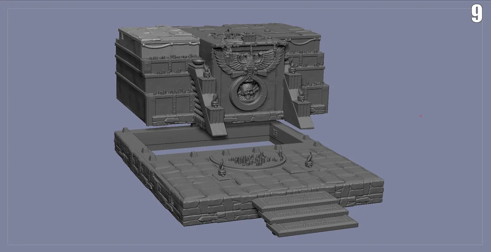 STL - Diorama Warhammer 40K