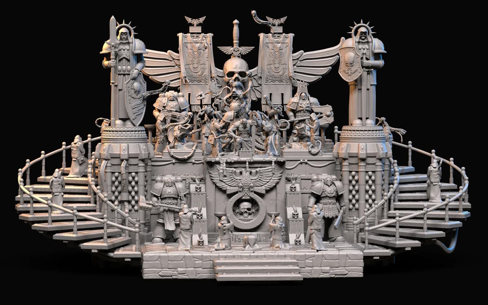 STL - Diorama Warhammer 40K