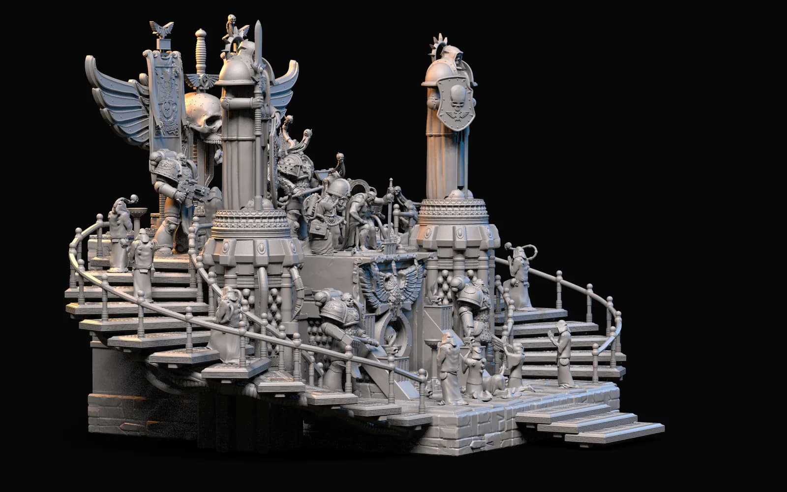 STL - Diorama Warhammer 40K