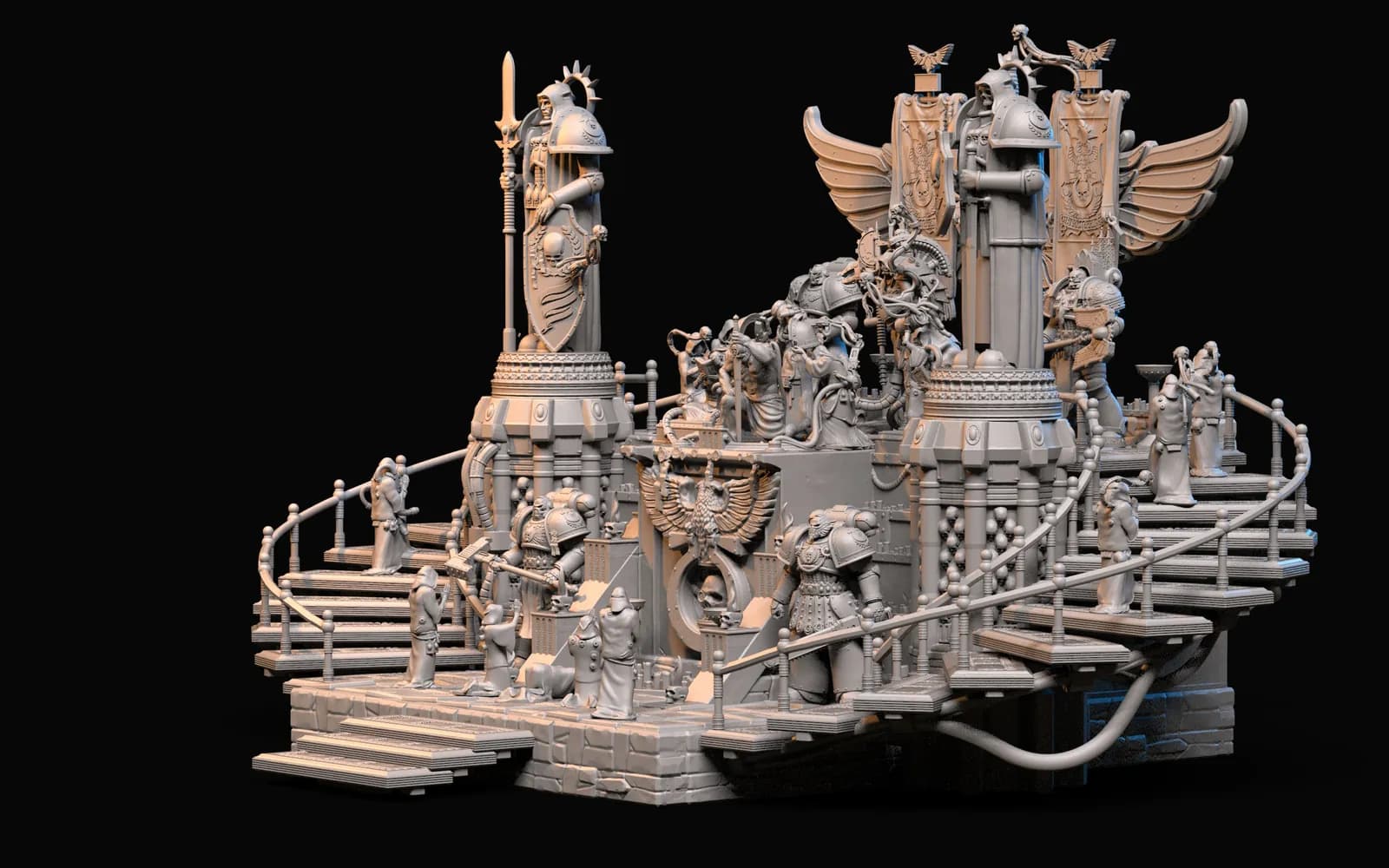 STL - Diorama Warhammer 40K