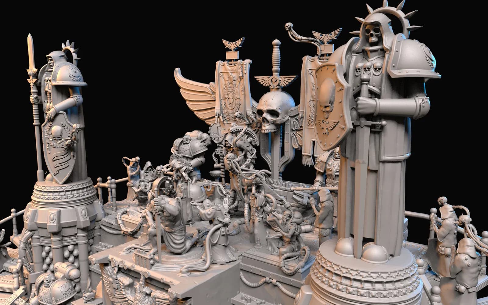 STL - Diorama Warhammer 40K