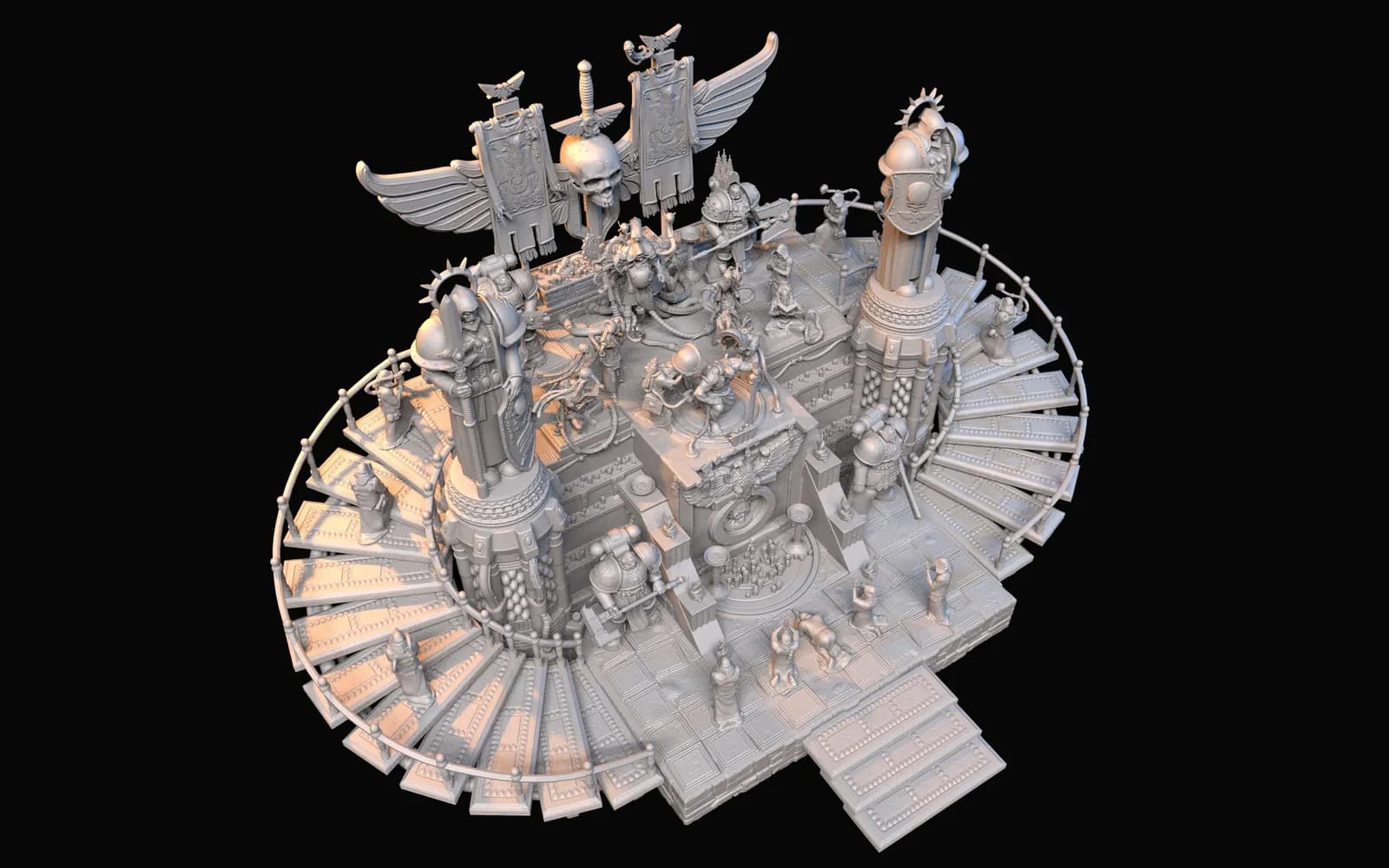 STL - Diorama Warhammer 40K