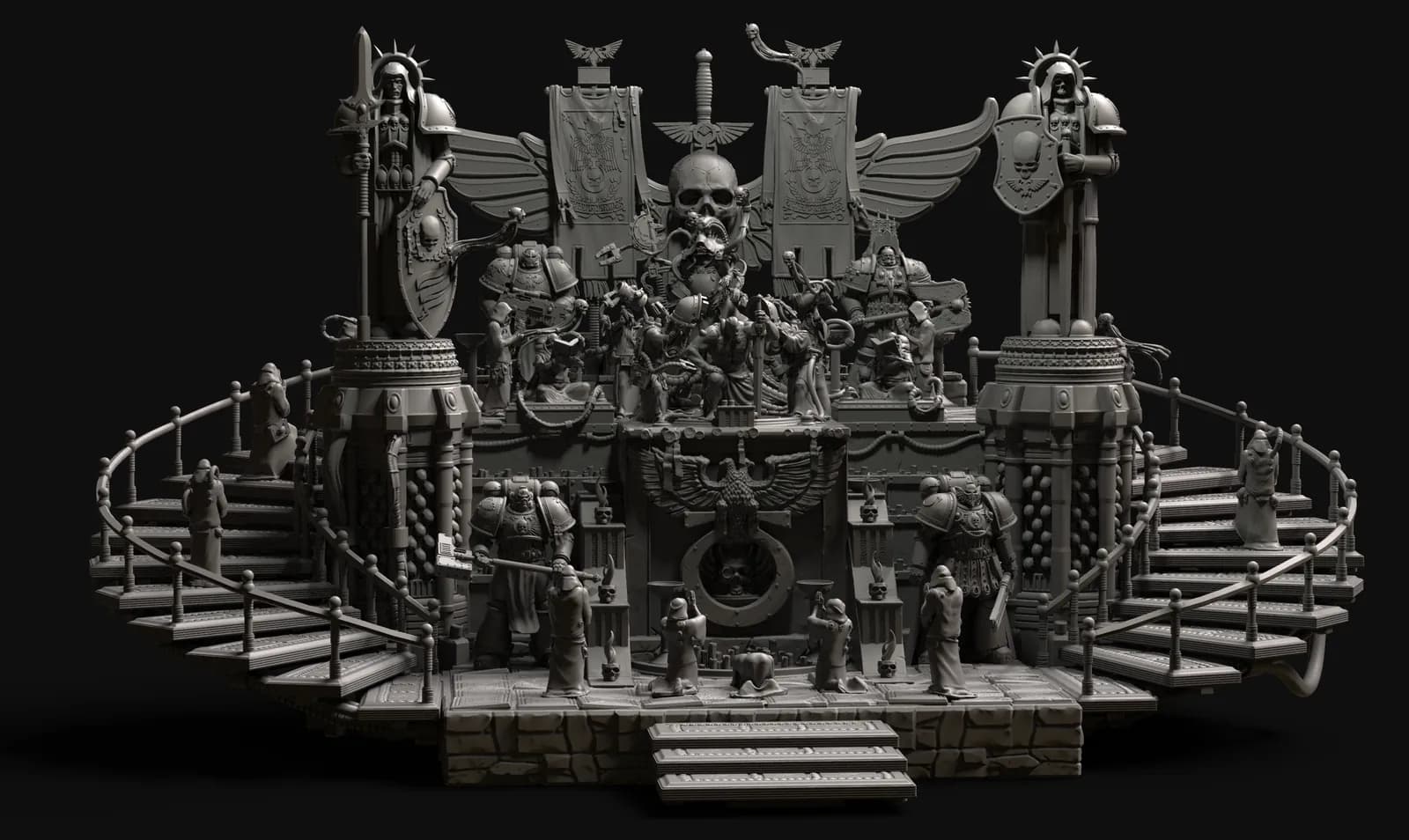 STL - Diorama Warhammer 40K