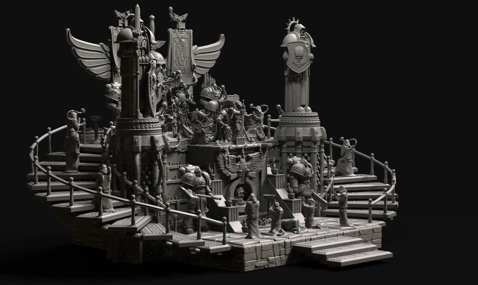 STL - Diorama Warhammer 40K