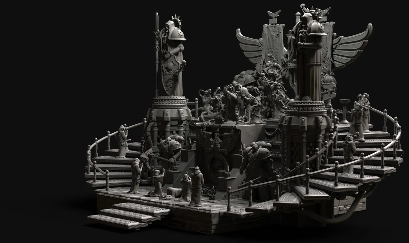 STL - Diorama Warhammer 40K
