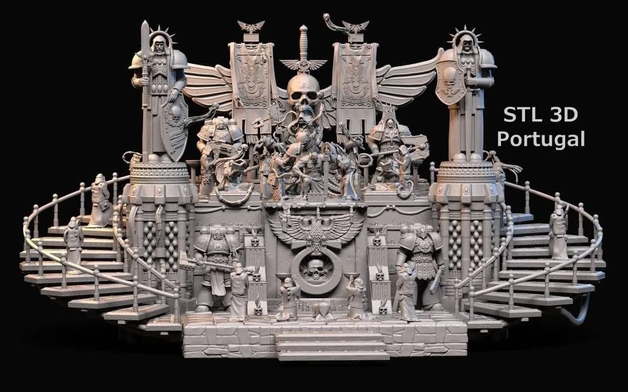 STL - Diorama Warhammer 40K