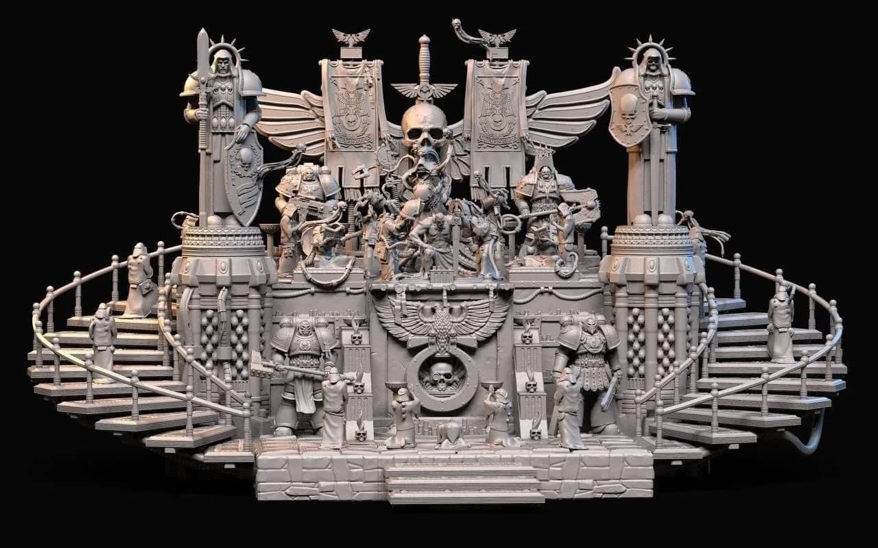 STL - Diorama Warhammer 40K