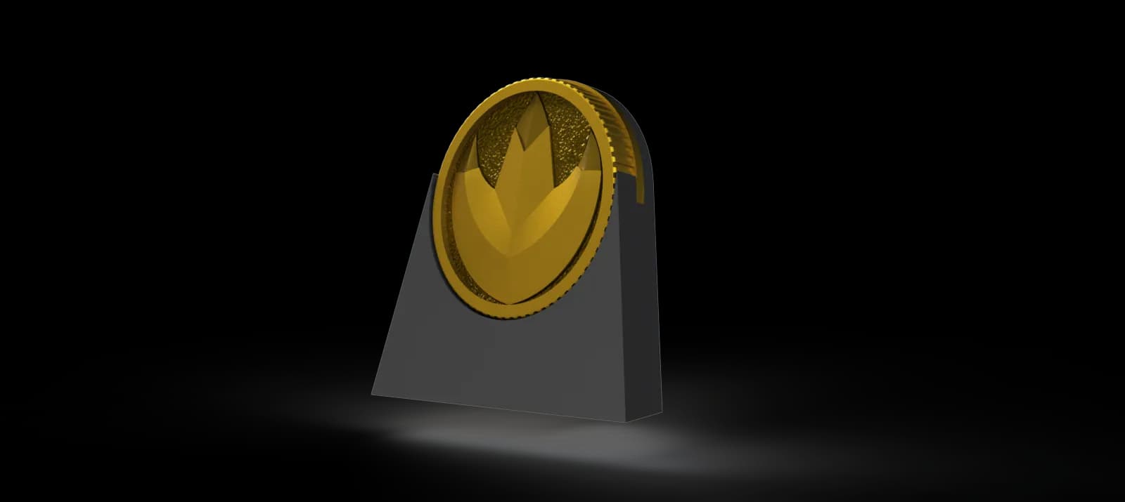 STL - Disco de Poder Ranger render 5