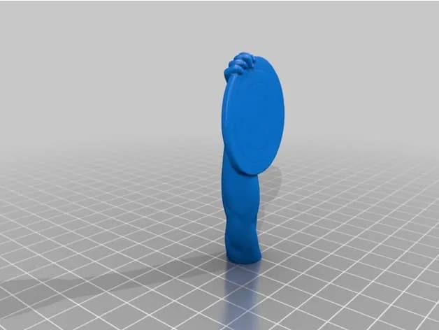 STL - Discóbolo de Mirón render 3