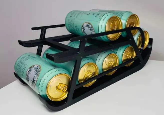 STL - Dispensador de latas en trineo render 2