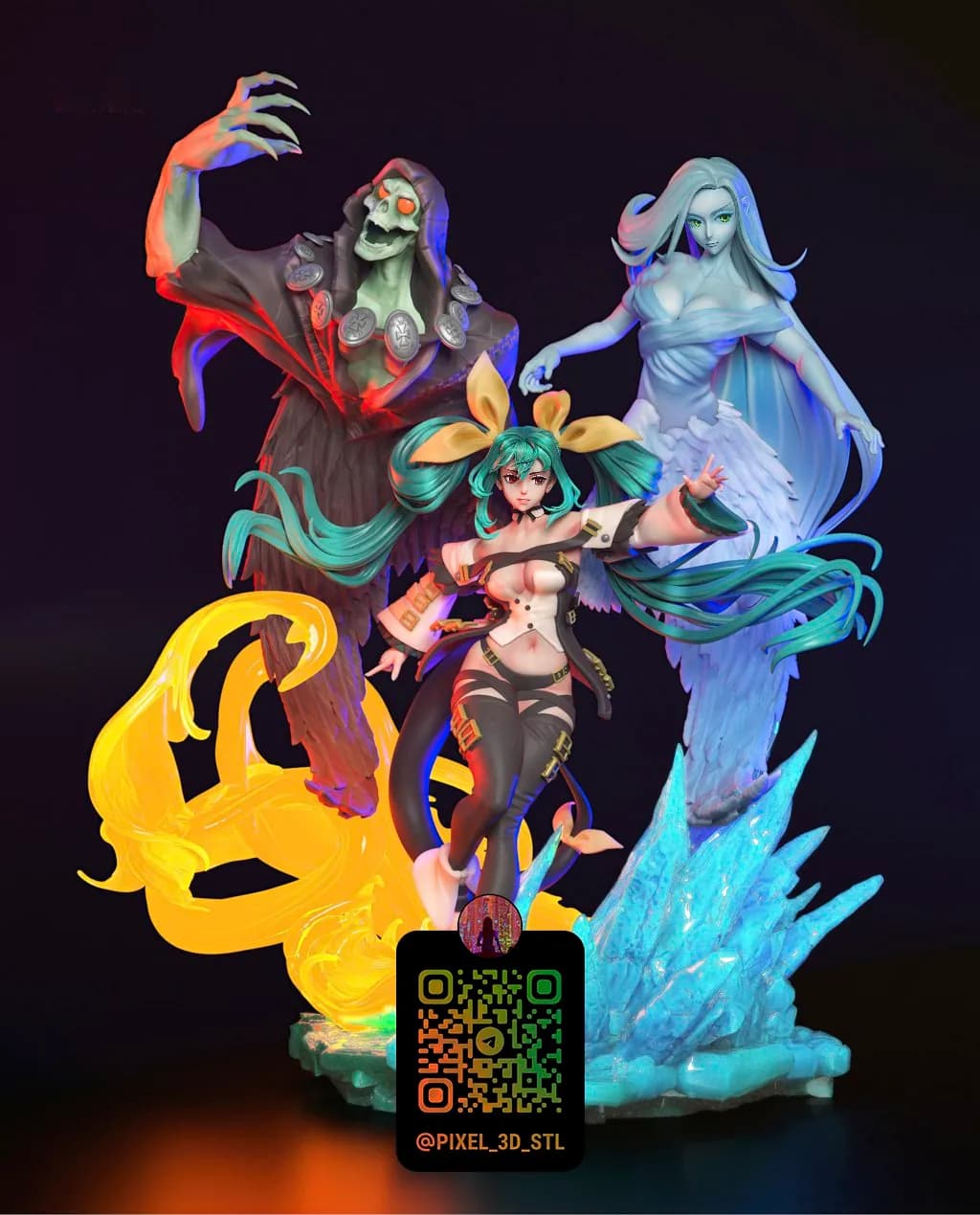 STL - Dizzy, Necro y Undine Guilty Gear