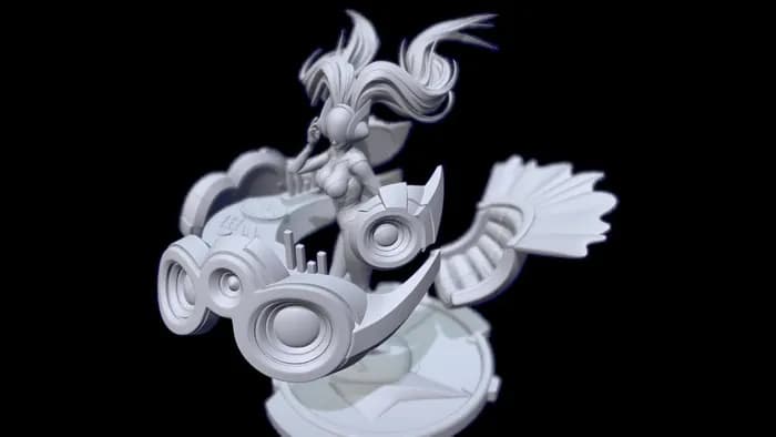 STL - dj sona figure sculpt stl