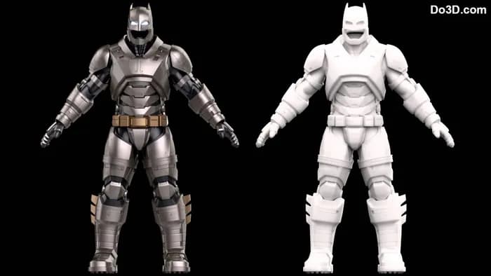 STL - do3d batman vs superman armor