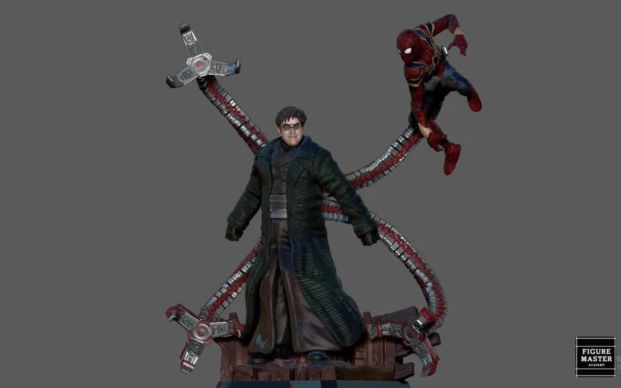 STL - Doctor Octopus vs Spider Man