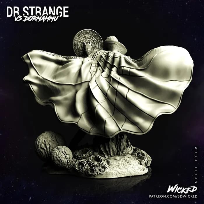 STL - Doctor Strange contra Dormammu render 4