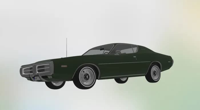 STL - dodge charger (mk3) 1972 stl
