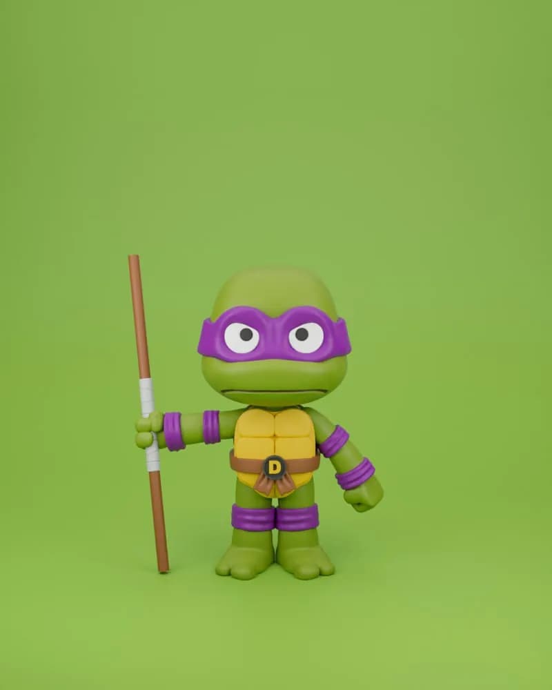 STL - Donatello Chibi Tortugas Ninja 2