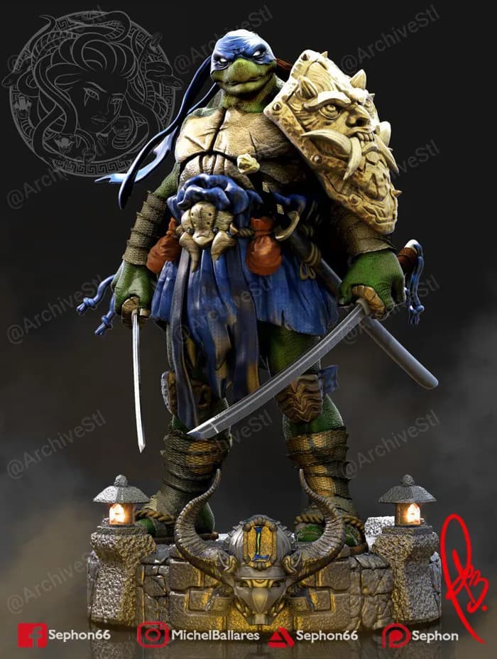 STL - Donatello estilo samurái
