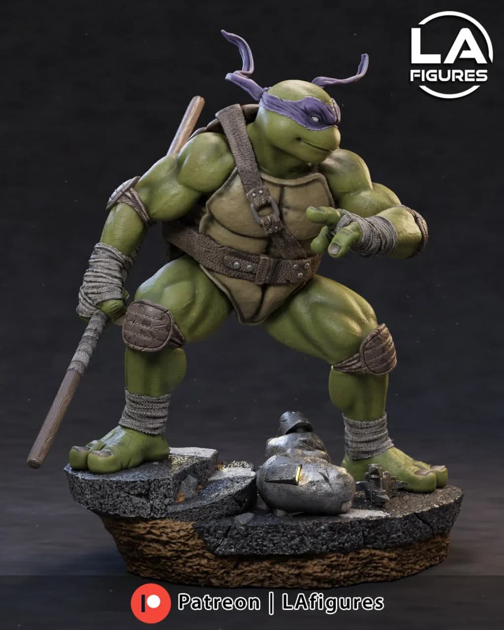 STL - Donatello Tortuga Ninja 2 render 3