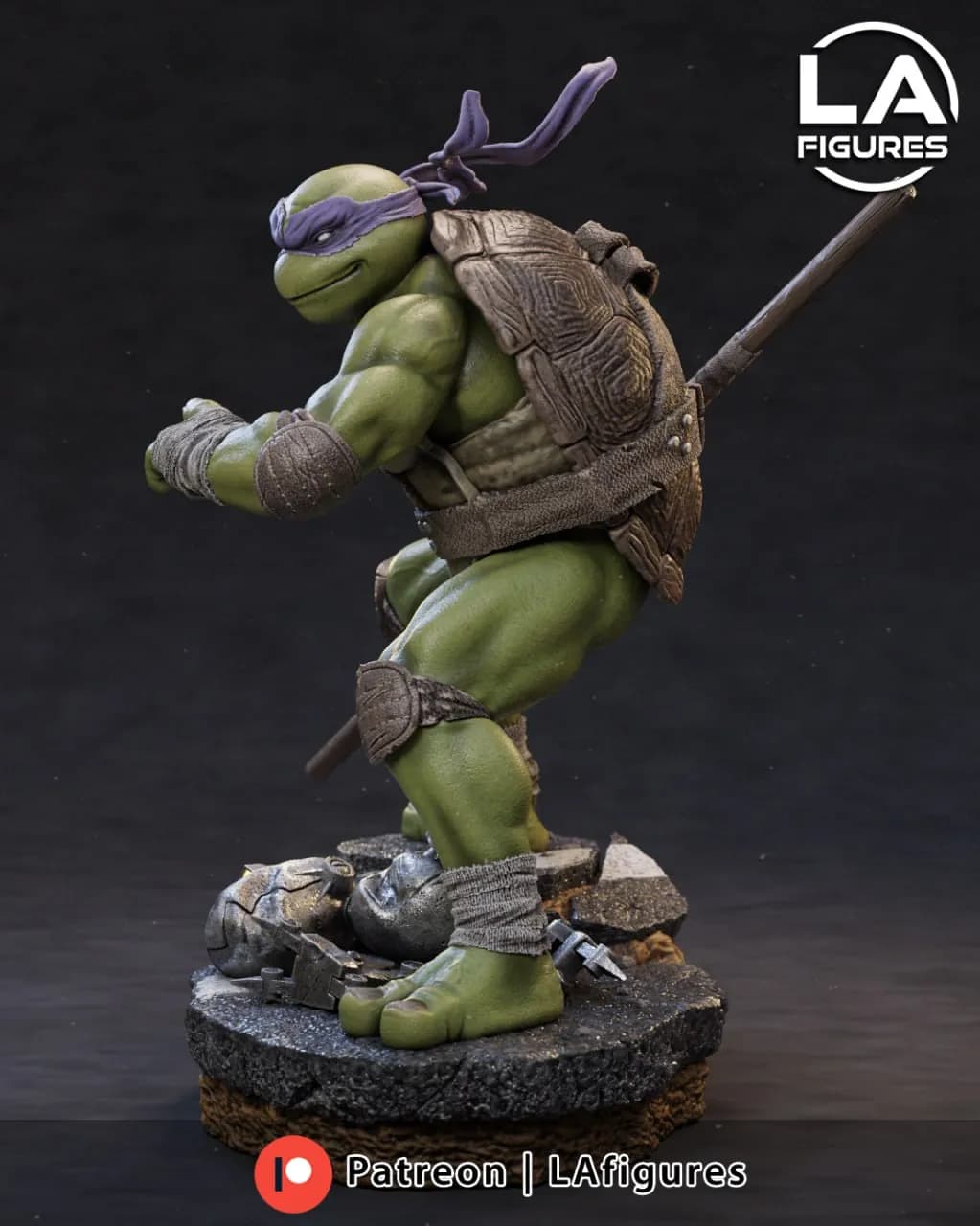 STL - Donatello Tortuga Ninja 2 render 5