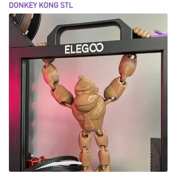 STL - donkey kong flexi