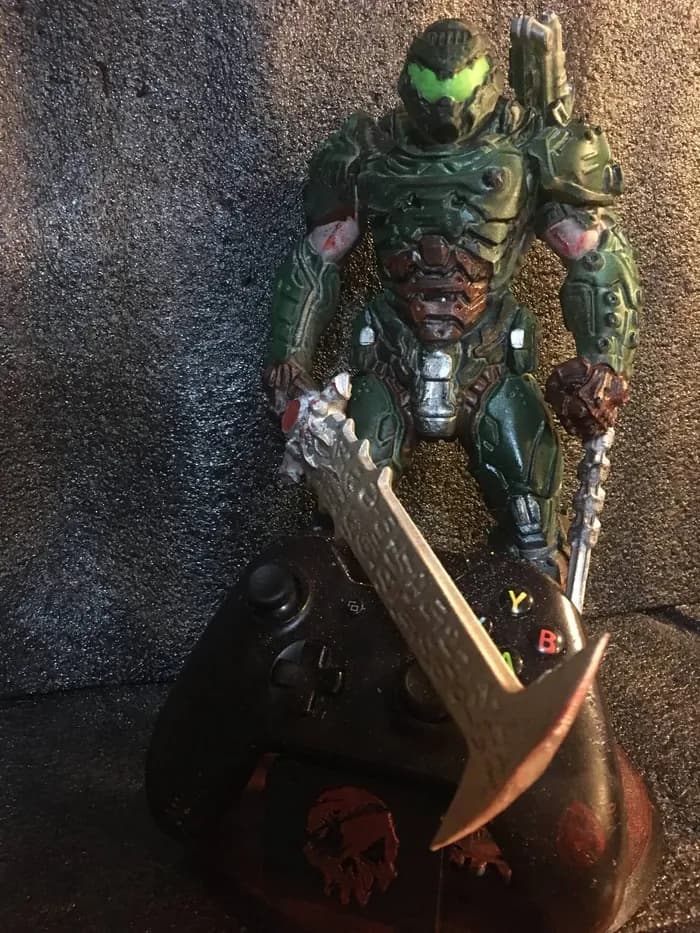 STL - doom guy doom eternal 30cm model
