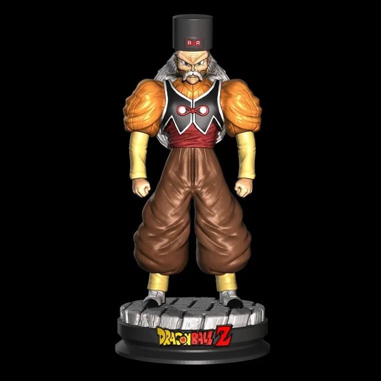 STL - Dr. Gero de Dragon Ball Z render 2