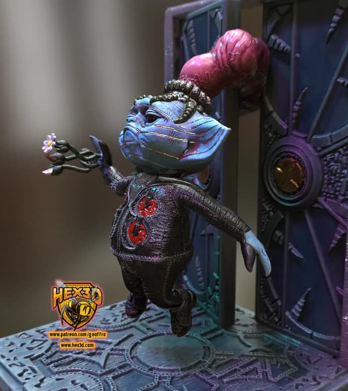 STL - Dr Grogu Cenobita render 2
