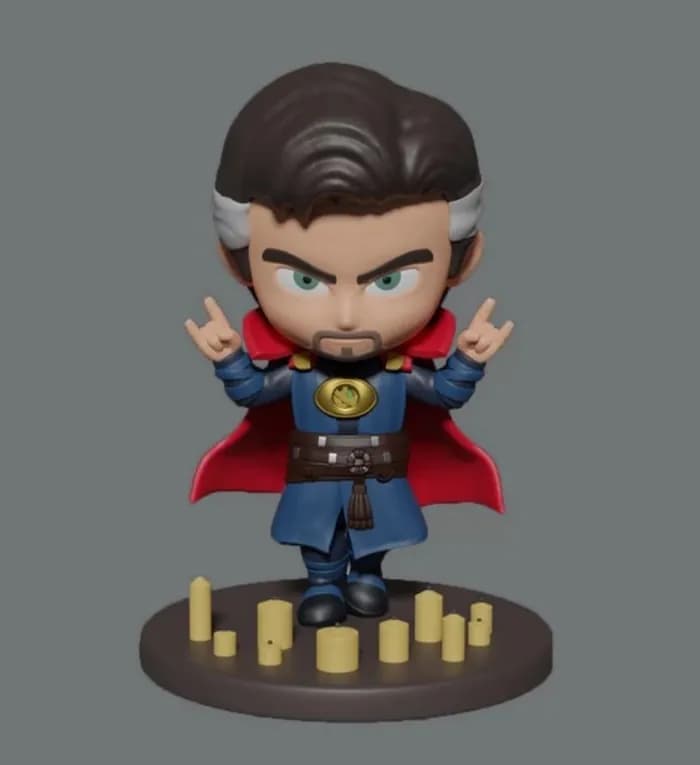 STL - dr strange chibi