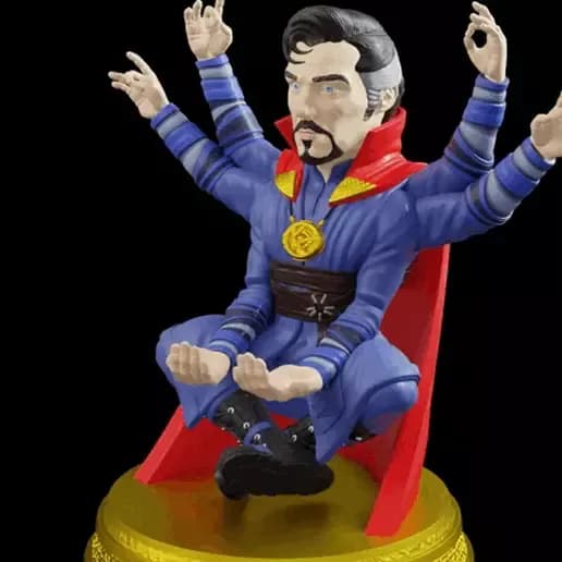 STL - Dr Strange Joystick Holder render 2