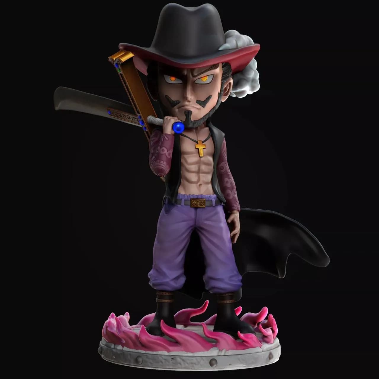 STL - Dracule Mihawk Chibi