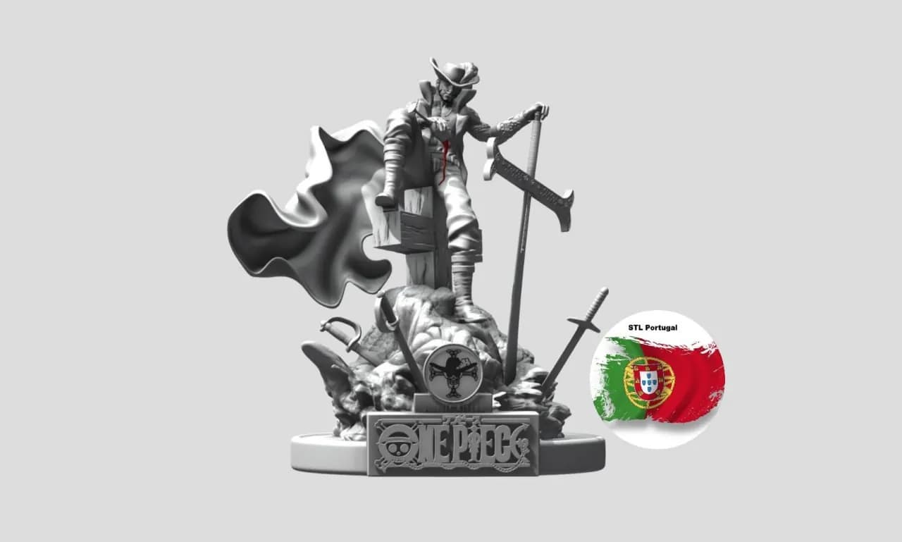 STL - Dracule Mihawk Estatua